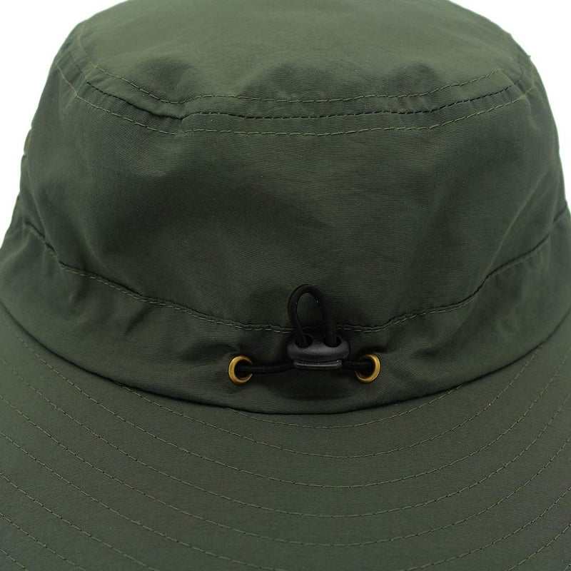LLmoway Women Foldable Summer Hiking Hat with String UV Protection Menâ€™s Sun Hat Wide Brim Quick Dry Outdoor Cap Army Green - Image 5